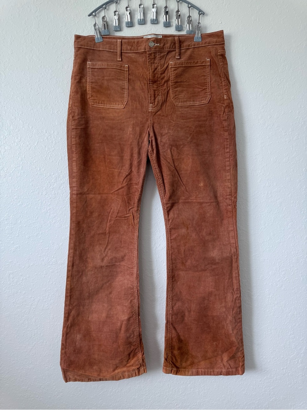 GAP 70s Flare High Rise Brown Flare Jeans Waist 33